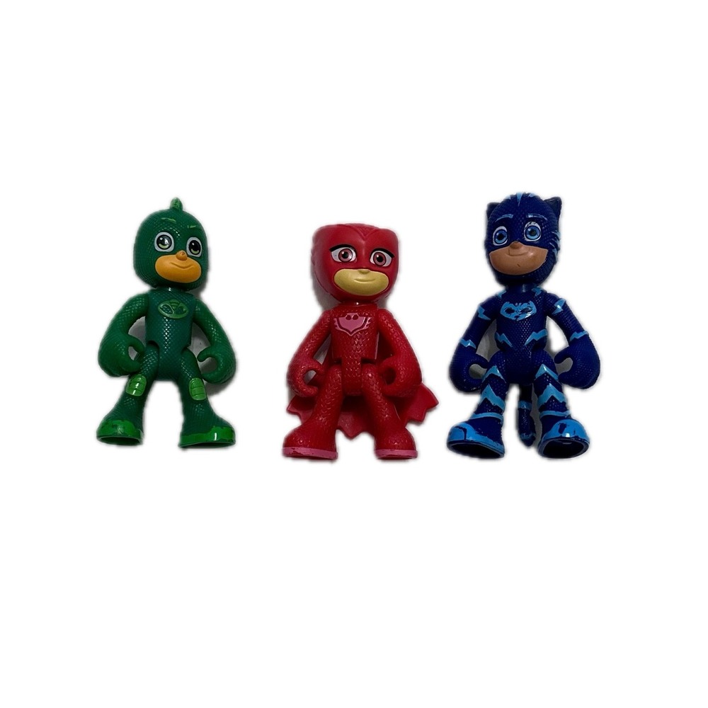 PJ Masks Action Figure Set‎ Catboy Owlette Gekko 3 Inch Articulated Hero Toys
